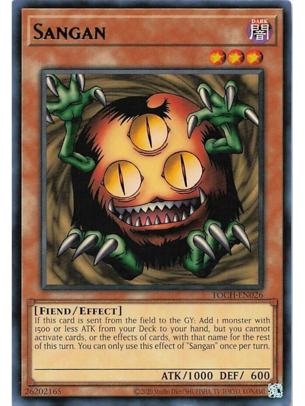 Yu-Gi-Oh! TCG 2023 Sangan NM MRD-EN